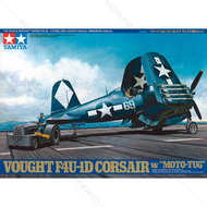 TAMIYA 1/48 Vought F4U-1D Corsair w/"Moto-Tug" 61085
