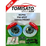 TOYOTA VIOS NCP93 ALZA F50 4POT 330mm FRONT BRAKE CALIPER RED & YELLOW COLOUR (NEW CHINA OEM)FREE 1 