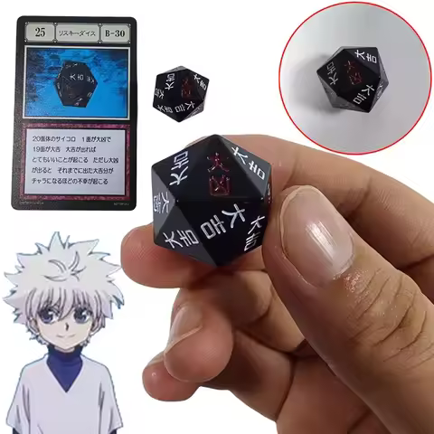 Hunter X Hunter Gon Greedy Island Risk Dice Card COS Anime Characters Game Props Surrounding Childre