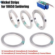 SUCHENHD Nickel Sheet Plate, Nickel Thickness 0.1mm 18650 Li-ion Nickel Strip,  10M Pure Nickel Stri