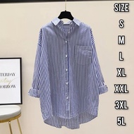 KEMEJA Briana Shirt - Size SML XL XXL 3XL 4XL/5L - Jumbo Women's Shirt - Big Size Women's Shirt