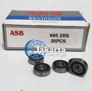 BEARING 695 2RS DDU LLU RUBBER CAP ASB BRAND