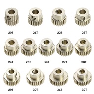 48P 5MM Aluminum Pinion Motor Gear 20T 21T 22T 23T 24T 25T 26T 27T 28T 29T 30T 31T 32T for 1/10 Scx1