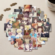 Fruits Basket Anime Sticker Pack 101PCS, Vintage Scenes, DIY Journaling, Water Bottle, Planner Decor