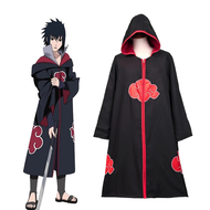 Trang Phục Hóa Trang Anime Naruto Akatsuki Cloak Áo Choàng Không Tay Uchiha Itachi Anime Deidara Áo