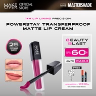 [8.8 Must-Have] Make Over Powerstay Transferproof Matte Lip Cream | Powerful Longlasting Smudge-resi