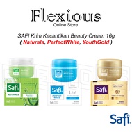 SAFI Unza Krim Kecantikan Beauty Cream 16g ( Naturals ), ( Perfect White ), ( Youth Gold )