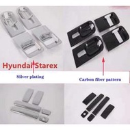 HYUNDAI 適用於現代 H1 前門後門把手鍍鉻飾條的 2007-2018 年 Grand starex