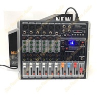 POWER MIXER BLACK SPIDER ML 603 BLACKSPIDER ML603 BLUETOOTH 6CHANNEL