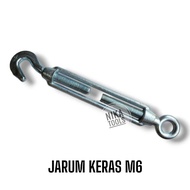 Hard Needle Span Screw Turnbuckle 6mm 1/ 4" M6