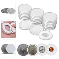 [20個裝] 內墊型圓盒 銀元紀念幣硬幣收藏盒  收納古錢錢幣保護盒