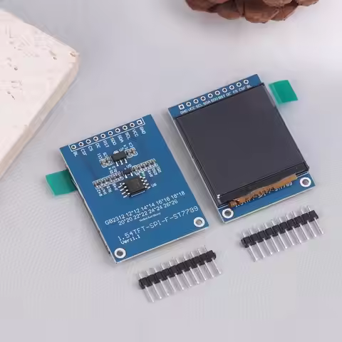 【1pcs 1.54-inch TFT LCD Screen ST7789 Small Screen 240x240 Display LCD Square Screen SPI Color Scree