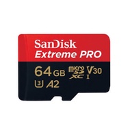 [HCM]Thẻ nhớ MicroSDXC SanDisk Extreme PRO A2 - 64GB V30 U3 Class 10 UHS-I 170MB/s