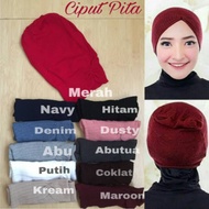 Ribbon Knitted Bandana Ciput | Anti-dizzy ciput | KNITTED inner ciput | Anti-dizzy ciput