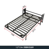 No Box Automatic Foot Invisible Bed Multifunctional Wall Bed Iron Industrial Style Murphy Bed Folding Bed Hardware Accessories