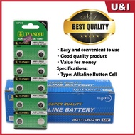 [Fast Delivery] Button Cell LR44 ∙ LR41 ∙ LR43 ∙LR521 ∙LR621∙ LR626 ∙ LR920∙ LR1130 ∙ AG13/AG10/AG4/