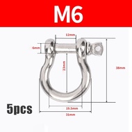 Isi 5 Segel D Shackle Stainless G 304 Stainless Shackle Bow Shackle