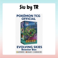 Pokémon TCG Evolving Skies Booster Box – Rayquaza - Evolving Skies 30 Packs (Sword & Shield, KR Ver)