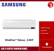 [ Delivered by Seller ] SAMSUNG 2.0HP F-AR1-8BYFAMWK WindFree™ Deluxe Air Conditioner / Aircond / Air Cond (2022) AR18BYFAMWKNME