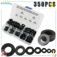 SUSSG 350pcs Washer Assortment Kit Black 7 Sizes Home Improvement M2 M2.5 M3 M4 M5 M6 M8
