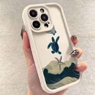 Summer Beach Blue Sea Turtle Case Xiaomi 15T 14T 13T 11T Pro POCO X7 X6 M6 Pro C65 C75 C61 Silicone 