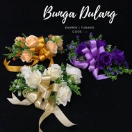 Gubahan Bunga Sahaja untuk Bakul Buah Dulang Hantaran | Bunga Siap Gubah
