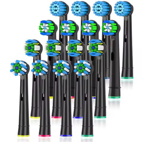 Replacement Toothbrush Heads Compatible with Braun Oral b 7000/Pro 1000/9600/ 5000/3000/8000/Genius 