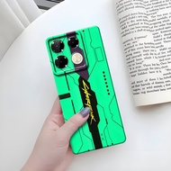 Infinix Note 40 / Note 40 Pro Softcase Procamera Silicone Matte - Aurora Motif 2077 Cyberpunk [AK070