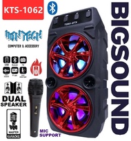 [KTS-1062] Wireless Portable Bluetooth Speaker With Led Light [Support Mic]