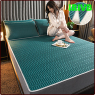 IRIVB WOSTAR Summer latex quilted mattress adult baby sleeping mat cool satin rayon foldable single/double bed protection pad 90 /150 EIFIB