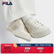 FILA 斐乐官方FOSSO复古帆布鞋女鞋2024面包川行鞋小白鞋休闲鞋女