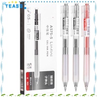 TEASG 5Pcs Gel Pen Set, Smooth Writing&amp;fastdry Signature School Stationery Supplies Neutral Pen, Creative Black/Blue/Red Ink Refill Writing Tool 0.5mm Ballpoint Pen