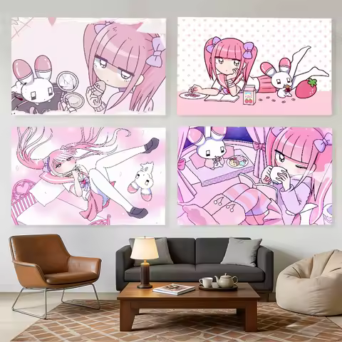 Anime Menhera Chan flag Decorative Banners Suitable For Outdoor Camping Family Parties And Garden Wa