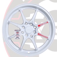 M1 (CE28-8) 16X7 8X100/114.3 ET38 WHITE FLOW FORMING  (1SET)