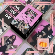 55pcs IVE《KITSCH, I'VE IVE - 1ST ALBUM I'VE》Pink Black LOMO Cards Set Collection Kpop Wonyoung Yujin