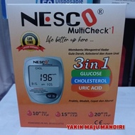 NESCO Multicheck / Alat Tes Gula Darah / Kolestrol / Asam Urat