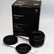 Panasonic Leica DG Summilux 15mm F1.7 ASPH การรวมเอาสเต็ปมอเตอร์ที่พัฒนาใหม่มาใช้ช่วยให้การโฟกัส ราบ