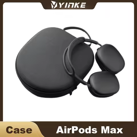 Yinke AirPods Max Case Smart Sleep Mode Cover Honeycomb Technology Hard EVA Shell Portable Travel Ca
