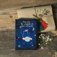 Christmas in the galaxy. Notebook Handmadenotebook Diary 筆記本 journal
