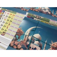 2026 Holiday Ready Islamic Kalendar 跑马日历，坐台日历