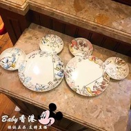 香港迪士尼樂園正品 唐老鴨米奇耳朵造形卡通趣味餐盤 水果盤