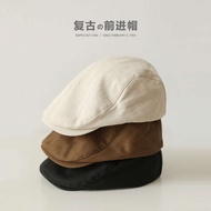 Topi maju retro Jepun, lelaki boleh memakai topi berpuncak, topi kapas dan linen, topi poster wanita