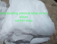 Kain kantong bahan sifon lebar 40 cm kiloan