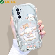 (Local Ready) UCUC Kasus hp Case Ponsel Untuk OPPO Reno 6 7 7Z 8 8Z 8T Pro 4G 5G Cartoon Pattern Cre