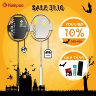Genuine Kumpoo K520 pro badminton racket carbon 4U G5 fully pre-tensioned, free handle wrap, racket 