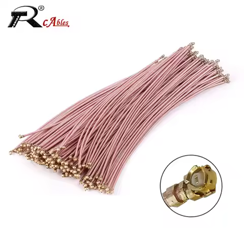 10PCS uFL/u.FL(MHF4) Female/Male Plug WIFI Antenna RF Cable RG1.13/0.81mm RG178 Extension Cable