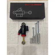 Mini Steering Damper Model WP + Bushing 24 Click Function for Automatic and Cub Motorcycles Universa