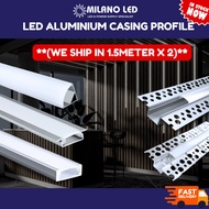 LED Channel Strip Light Aluminium Led Alluminium Profile Casing Profile Track Housing Aluminium Alum