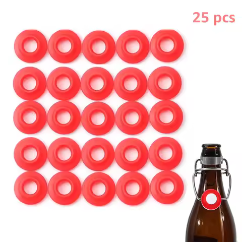 Seal Gaskets for Flip Top Bottle, Food Grade Silicone Gasket for Ez Bottle Caps,Homebrew Leak-proof 
