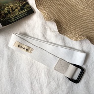 Thắt lưng vải canvas BROO tag Korea dây nịt dù ulzzang phong cách G-D Hàn Quốc cho nam nữ